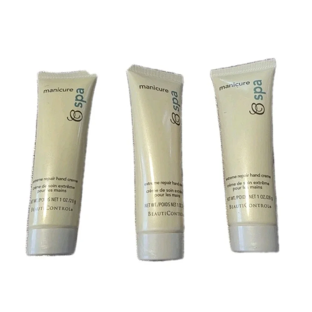 NEW‎ BeautiControl Spa Manicure Extreme Repair Hand Creme 1 oz Lot Of 3